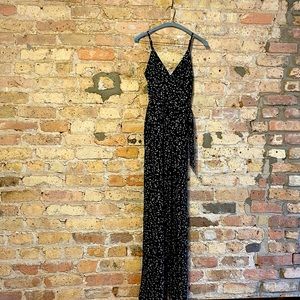 XS Kaileigh black/taupe jumpsuit